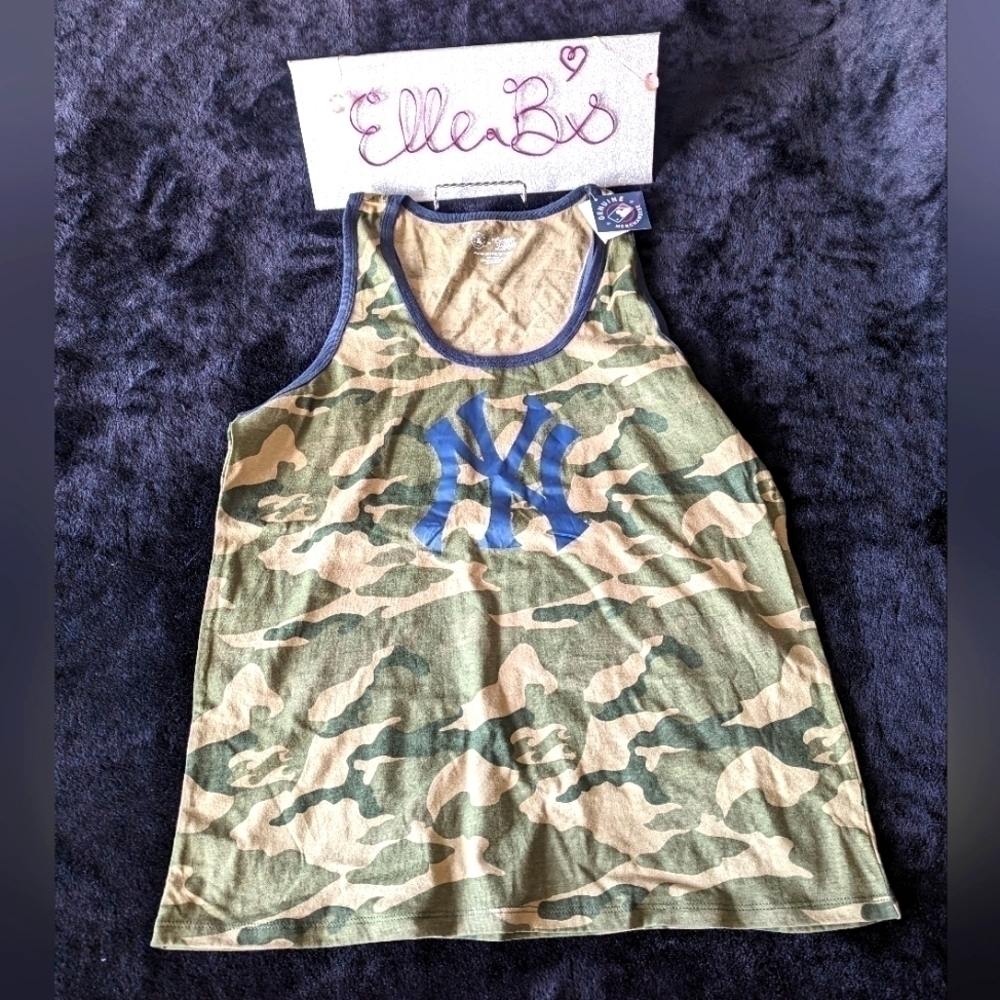 New York Yankees Camo Tank L